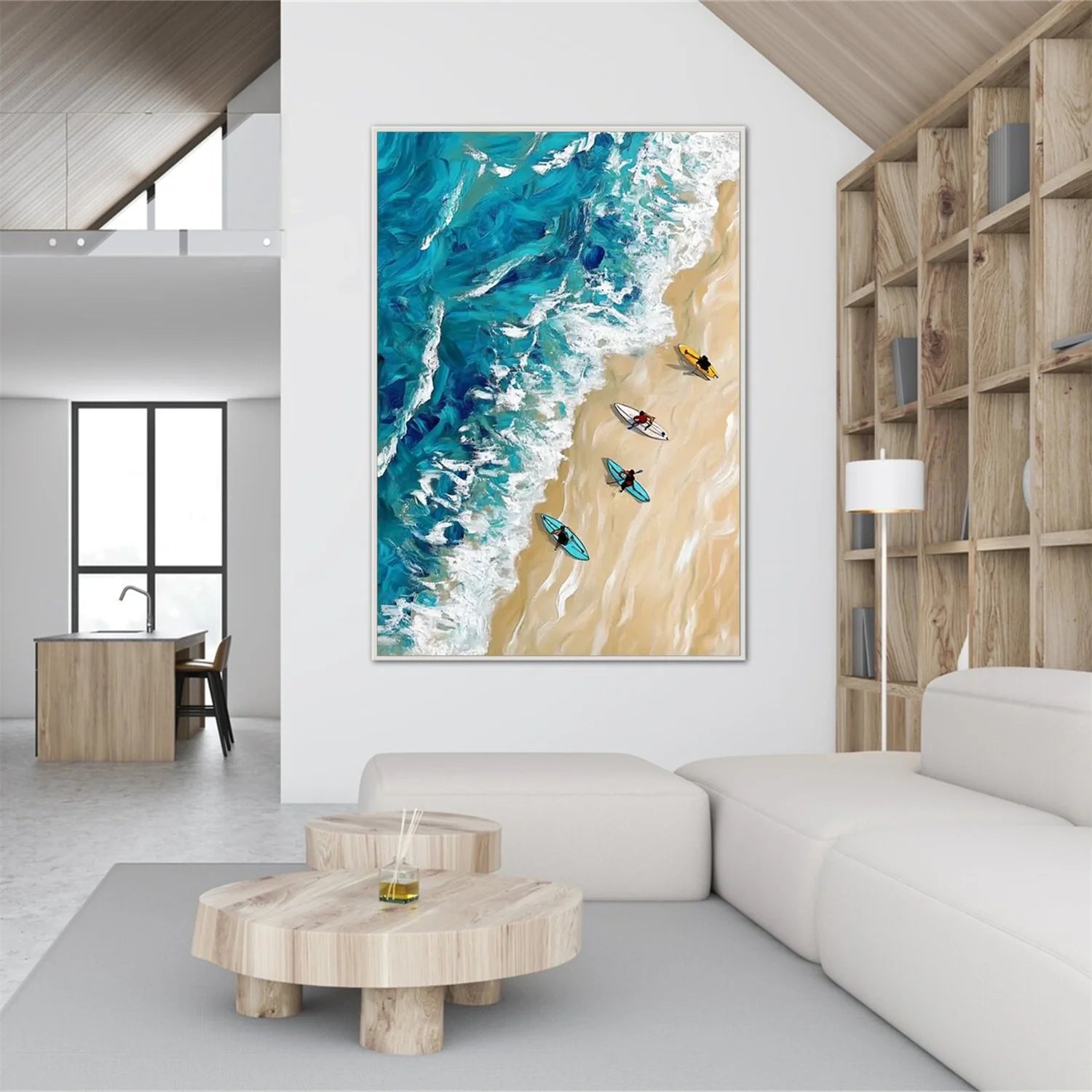 Swimming Sport Textured Wall Art #SA014