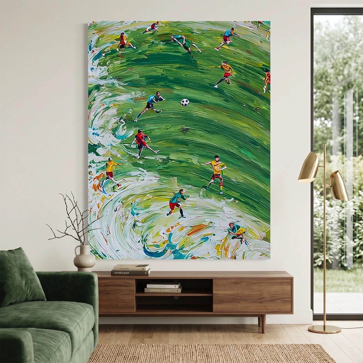 Football Sport Textured Wall Art #SA095