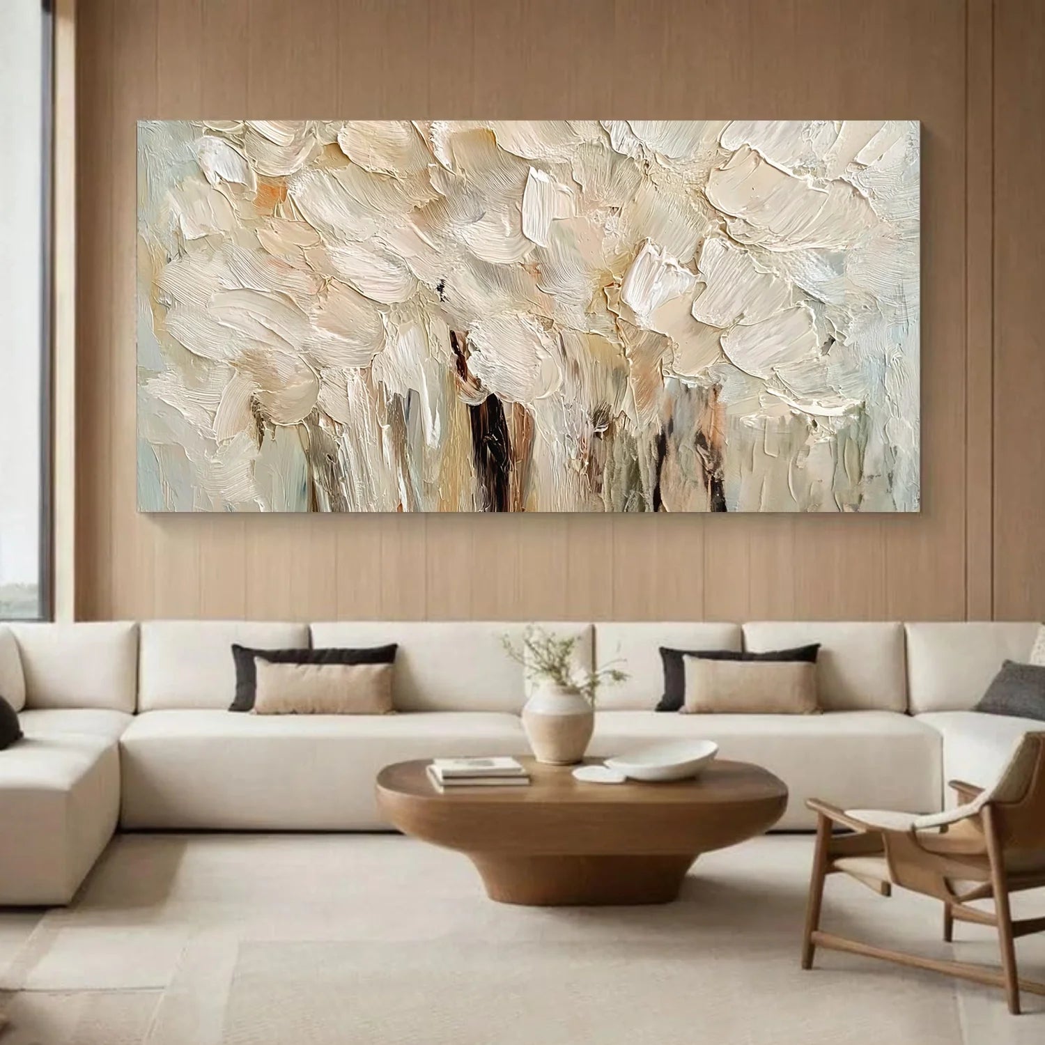 Flower & Tree Abstract Textured Wall Art #ML240