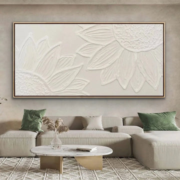 Flower & Tree Abstract Textured Wall Art #ML027