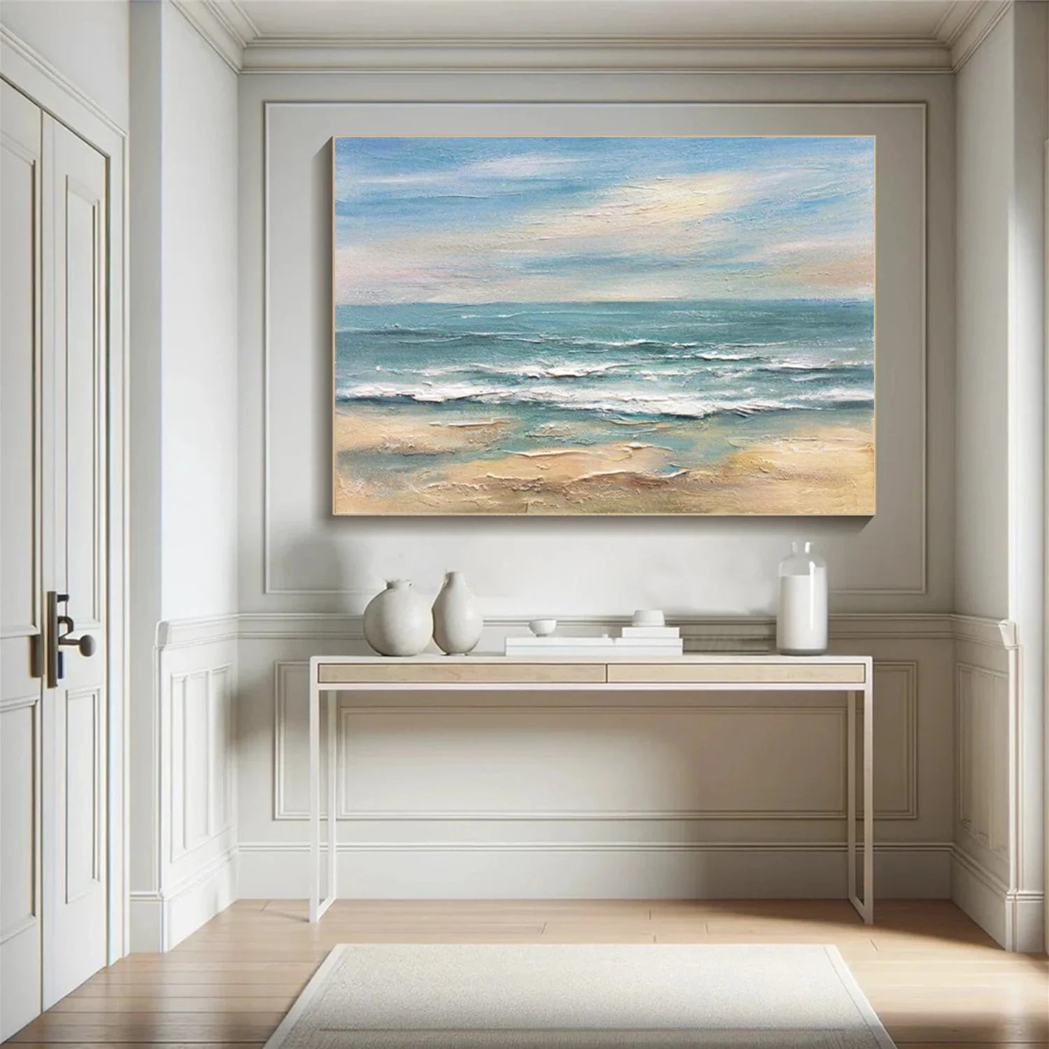 Sea & Sky Abstract Wall Art #MS135