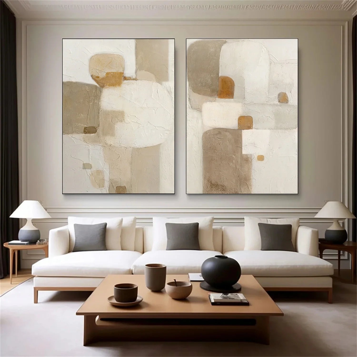 Wabi Sabi Canvas Art Set of 2 #WS686