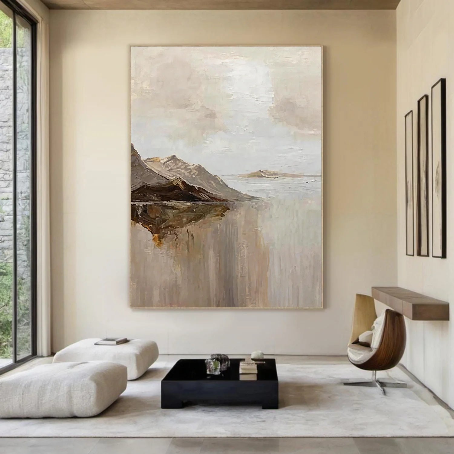 Minimalist Mountain Canvas Art #MM393