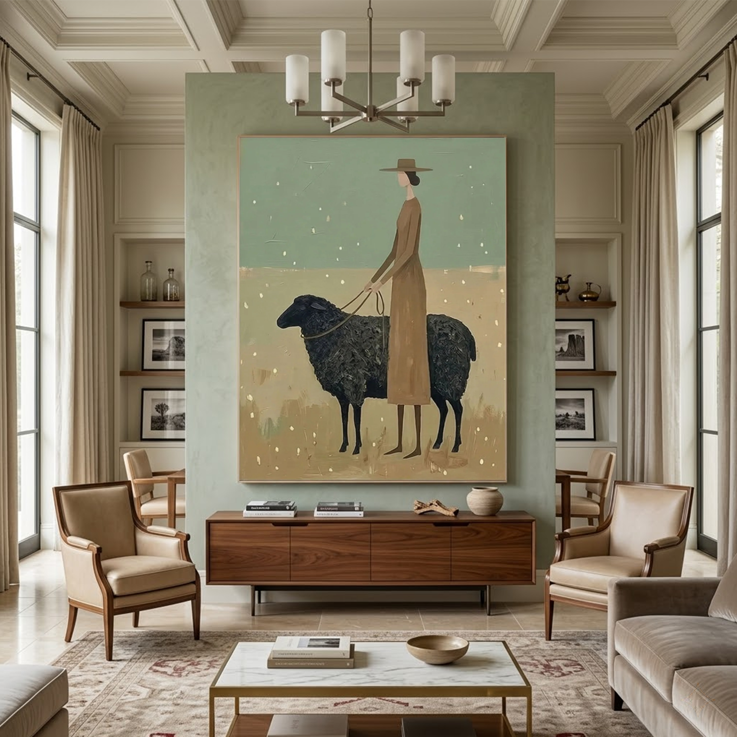 Vintage Americana Art #VA065