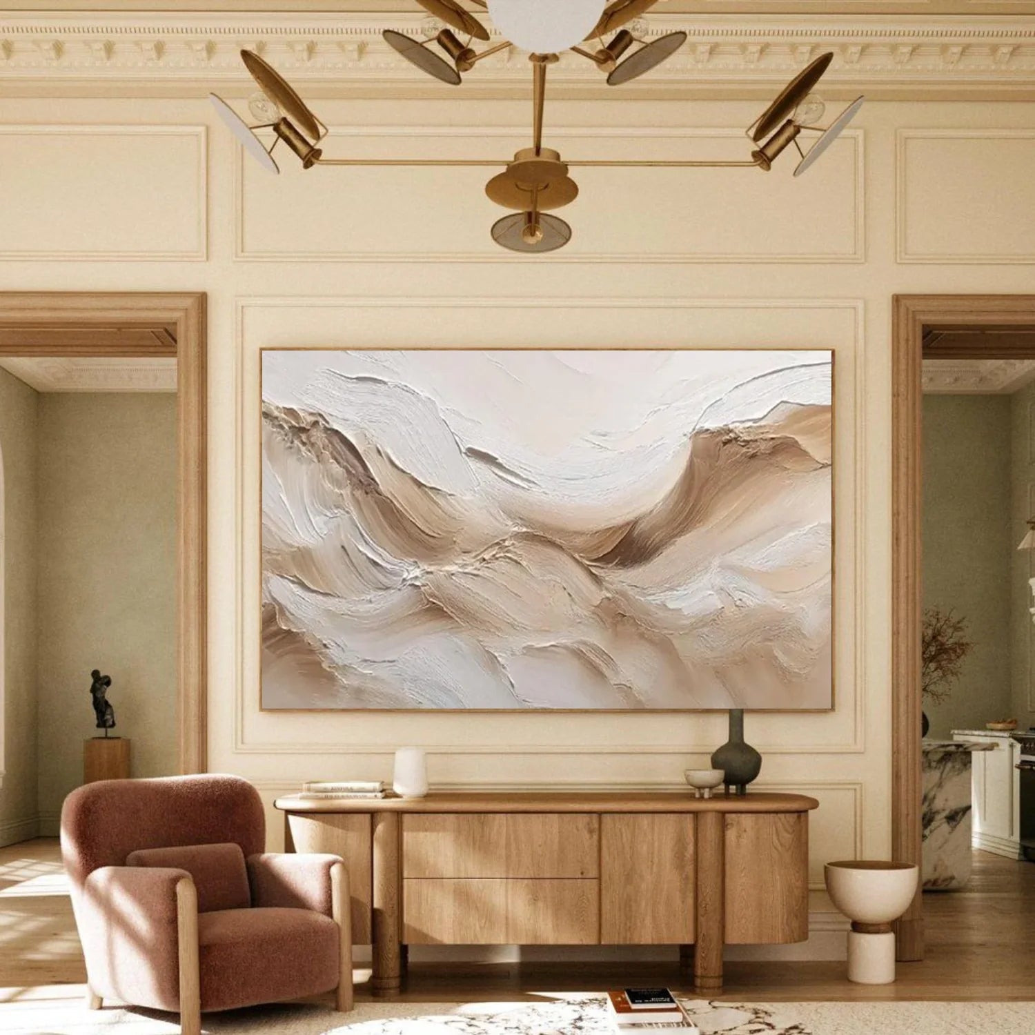 Minimalist Textured Canvas Art #MM372
