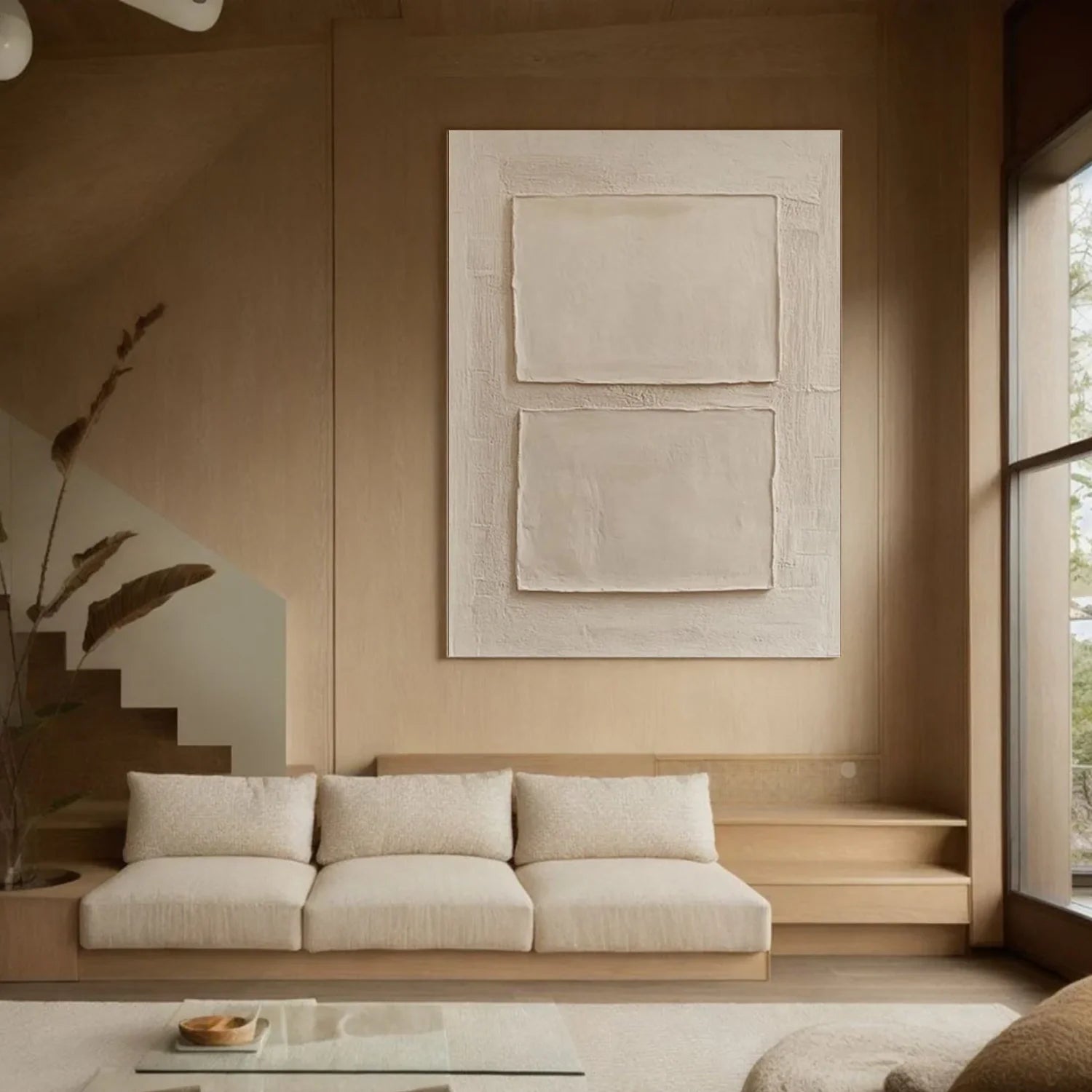 Minimalist Textured Canvas Art #MM355