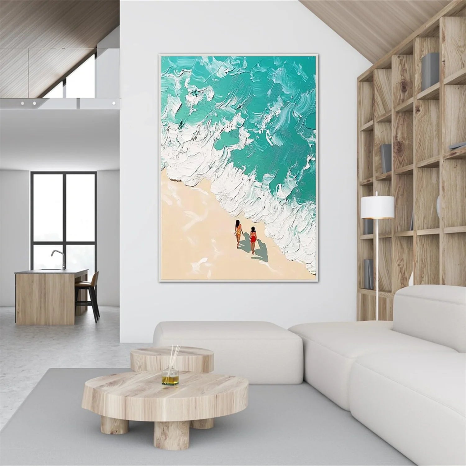 Swimming Sport Textured Wall Art #SA016