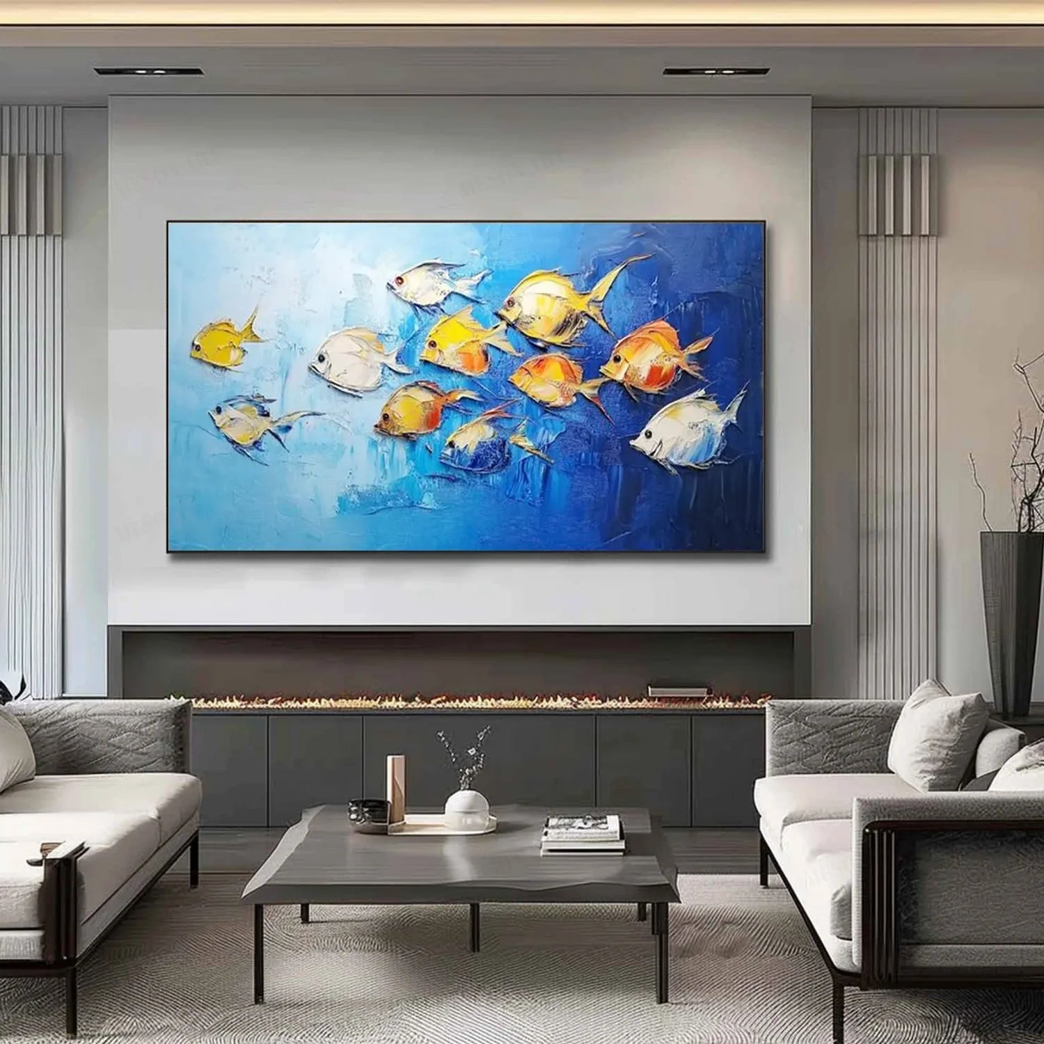 Abstract Animal Textured Wall Art #AL127