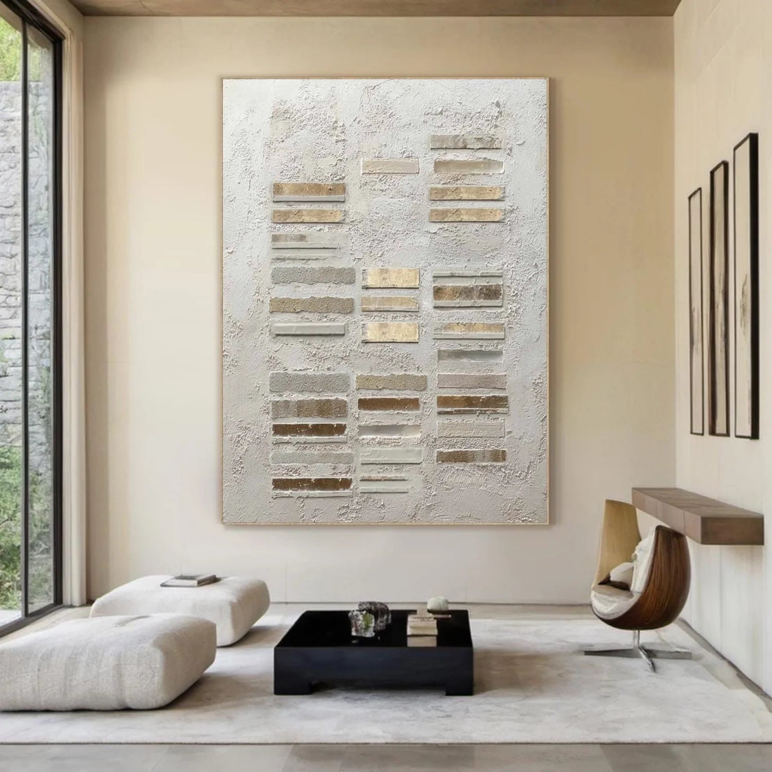 Wabi Sabi Textured Canvas Art #WS933