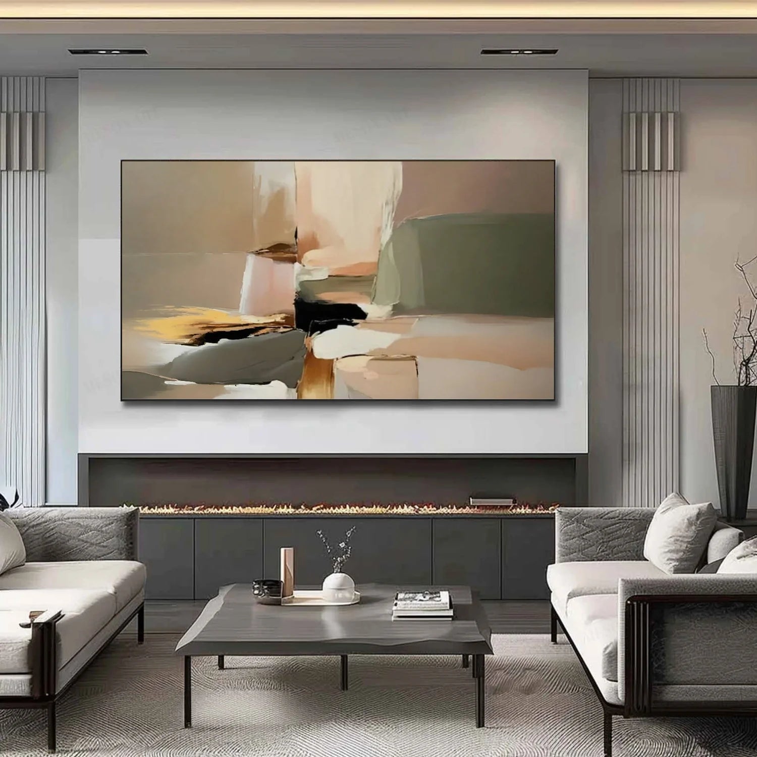 Abstract Canvas Art #WS652