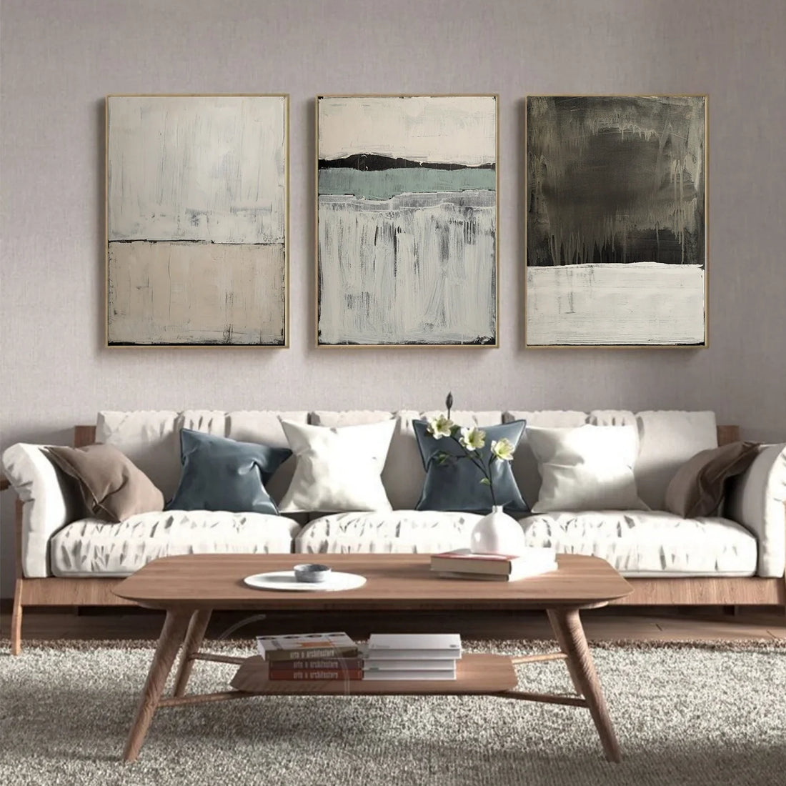 Wabi Sabi Canvas Art Set of 3 #WS684