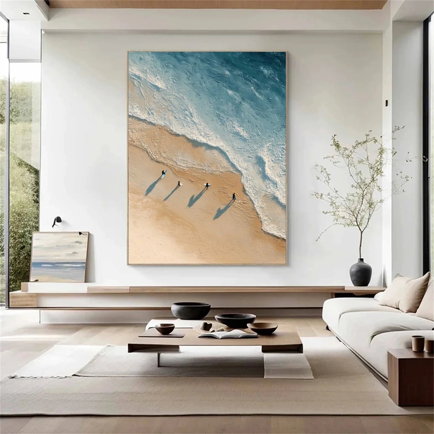 Sea & Sky Abstract Wall Art #MS283
