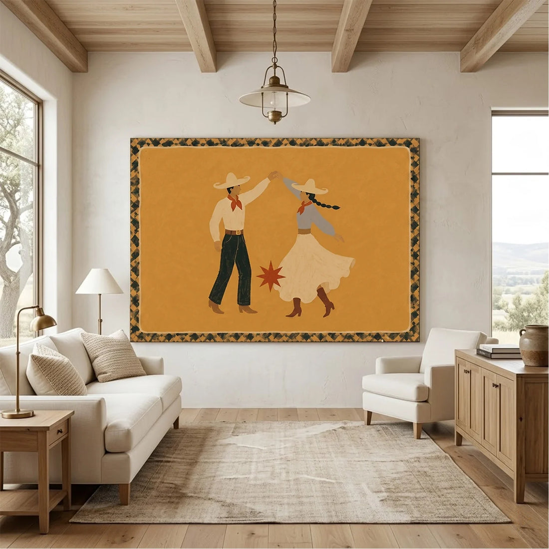 Vintage Americana Art #VA091