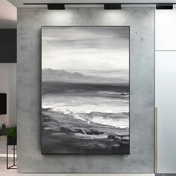 Sea & Sky Abstract Textured Wall Art #MS176