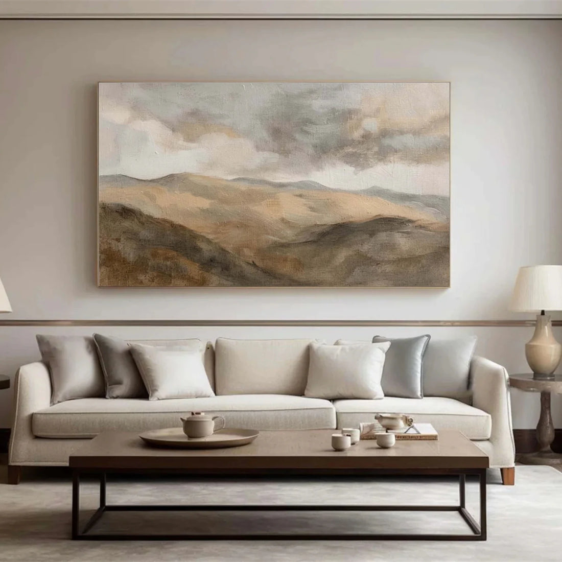 Minimalist Mountain Canvas Art #MM390