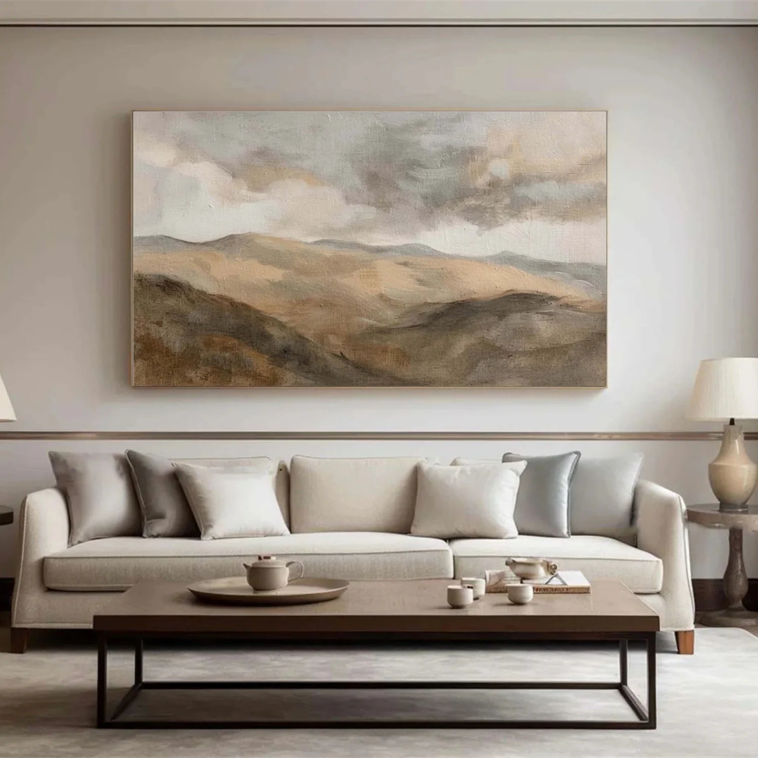 Minimalist Mountain Canvas Art #MM390