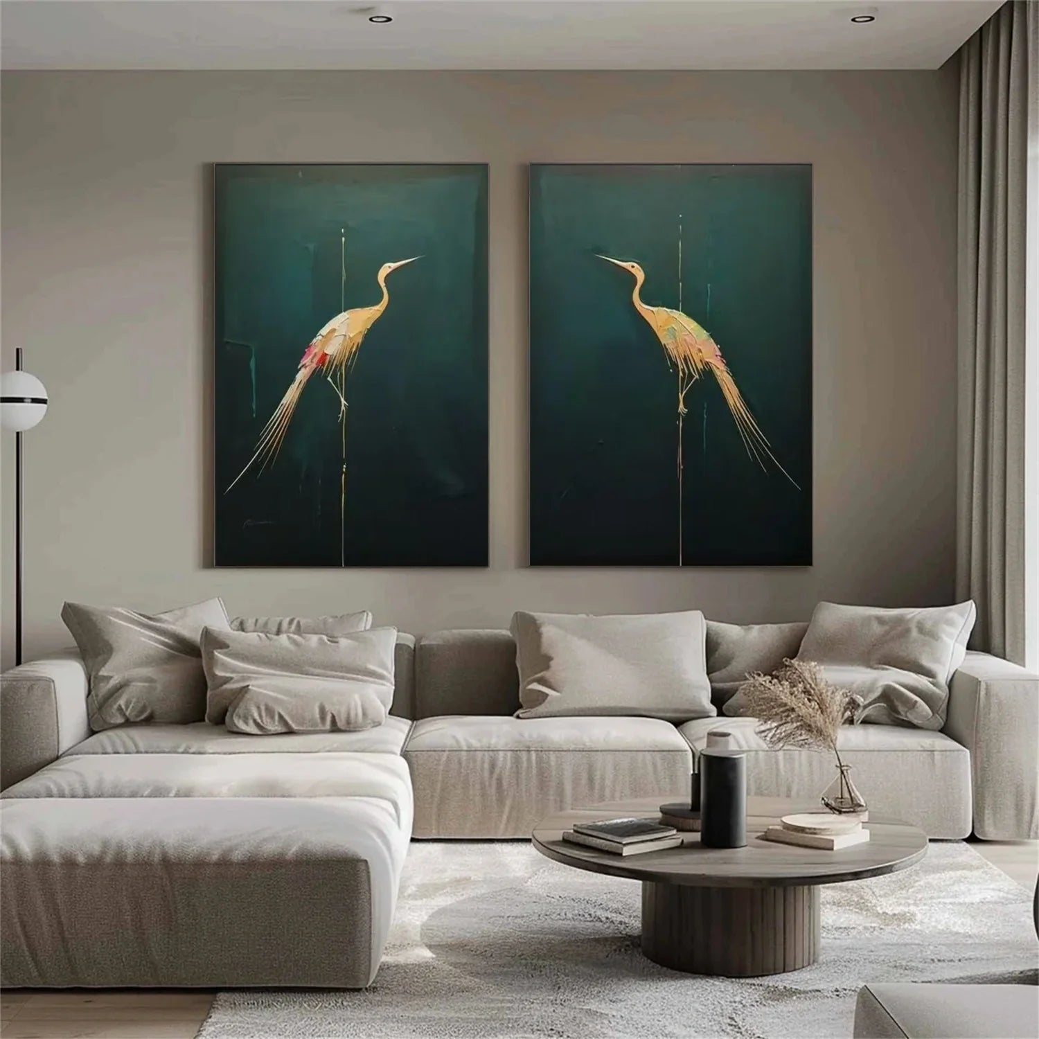 Abstract Animal Wall Art Set of 2 #AL152