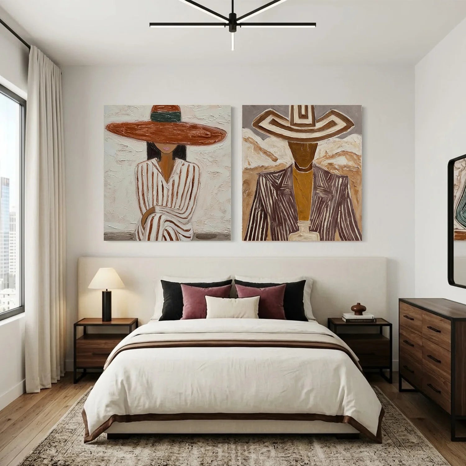 Vintage Americana Art Set of 2 #VA027