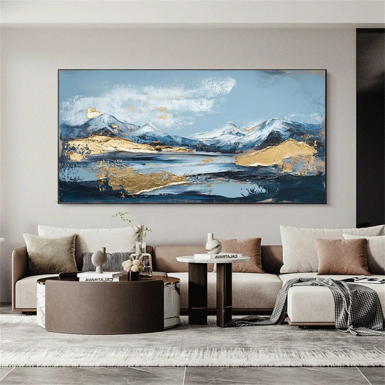 Minimalist Mountain Canvas Art #MM387