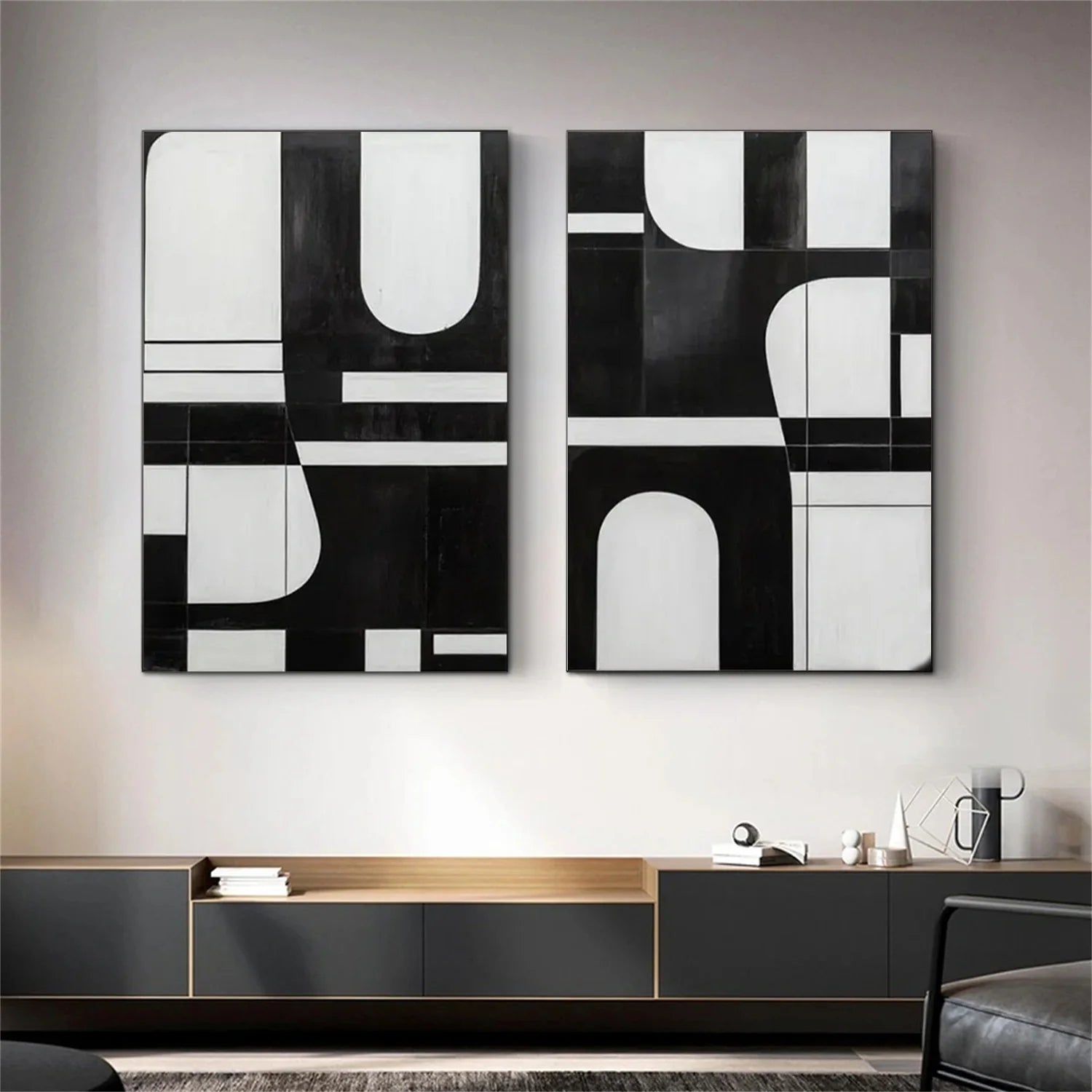 Abstract Tranquility Set of 2 #WS555