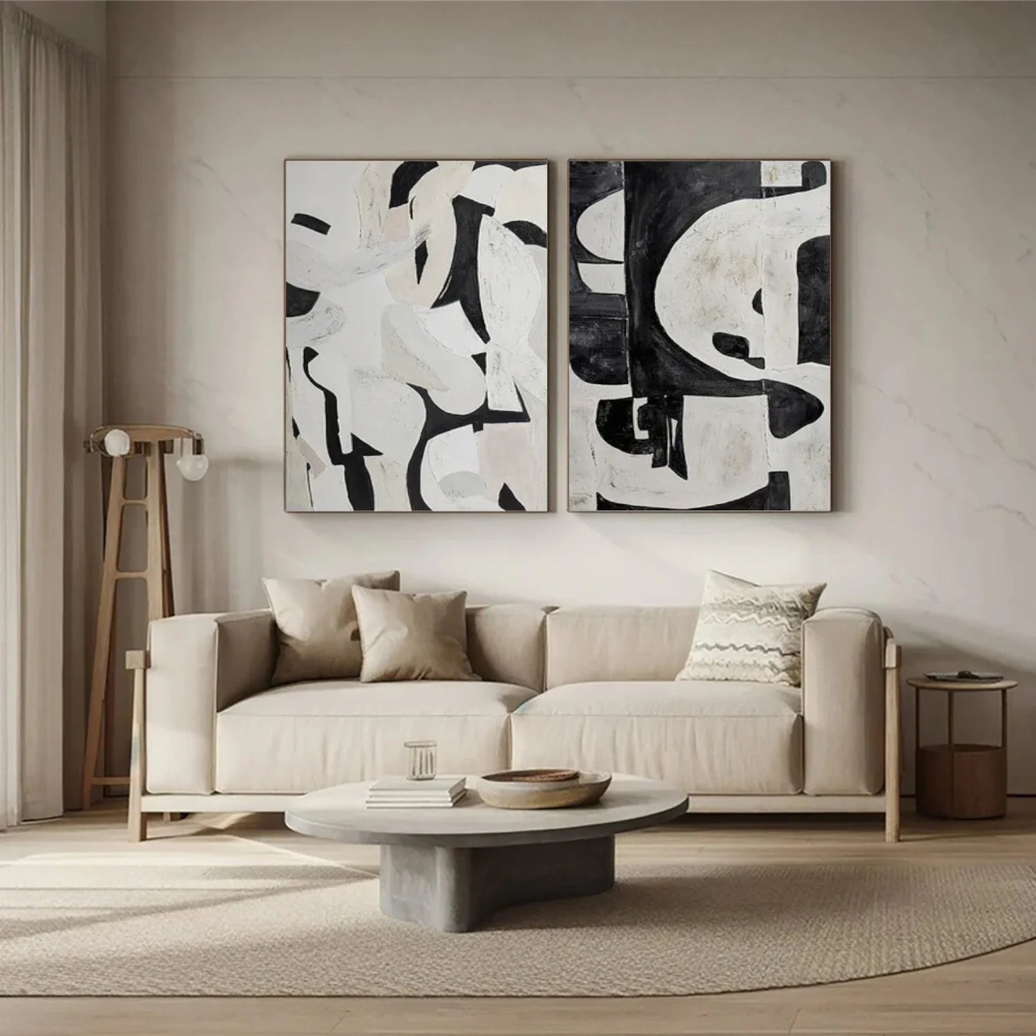 Minimalist Canvas Art Set of 2 #MM265