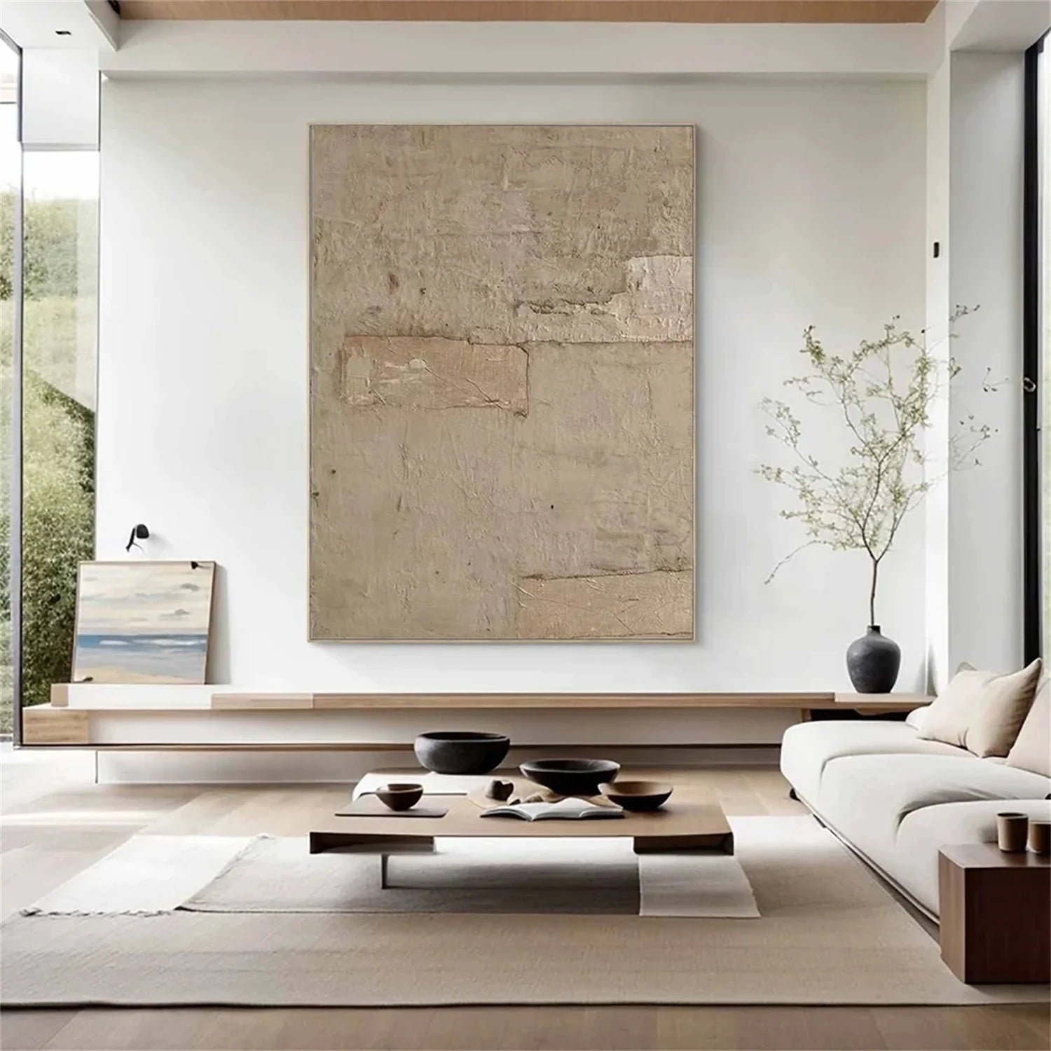 Wabi Sabi Textured Canvas Art #WS996