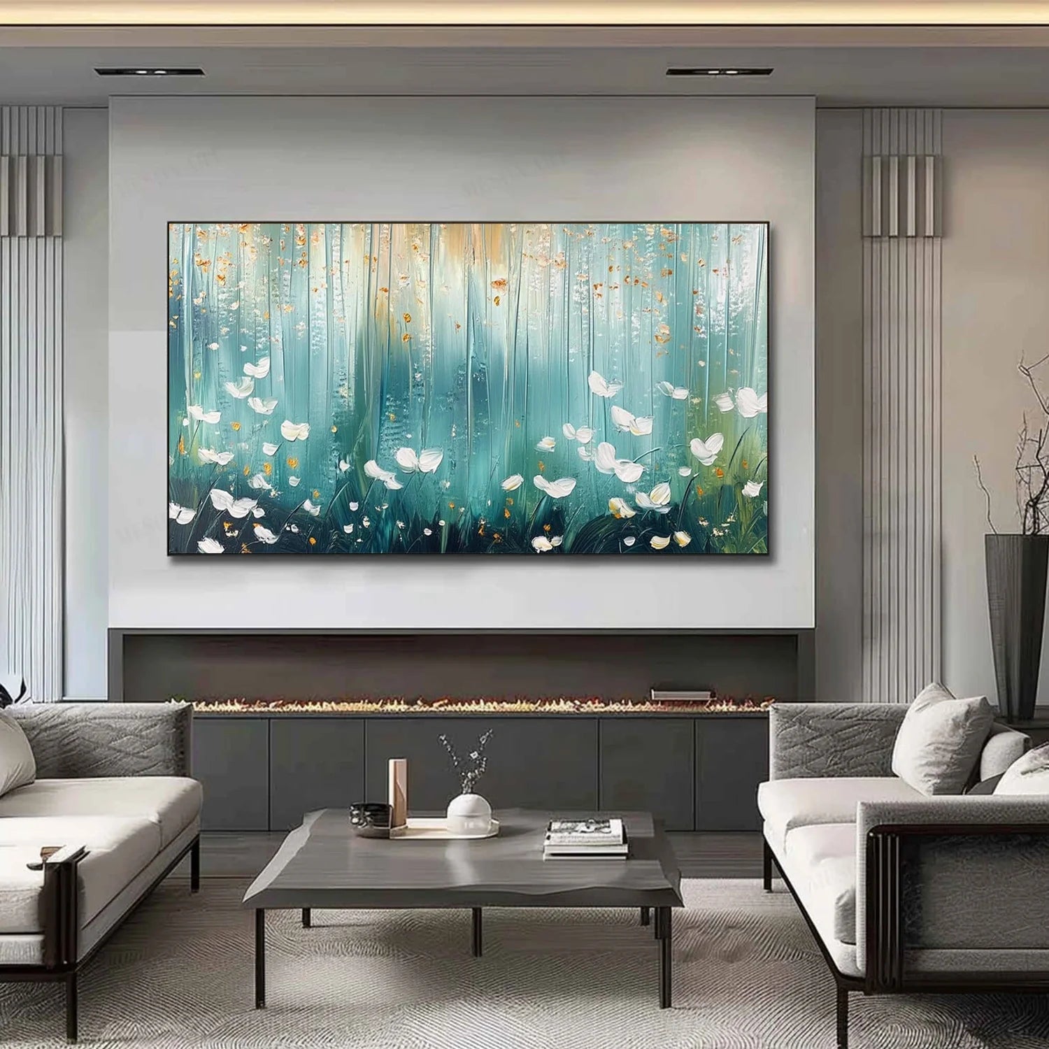 Flower & Tree Abstract Wall Art #ML252