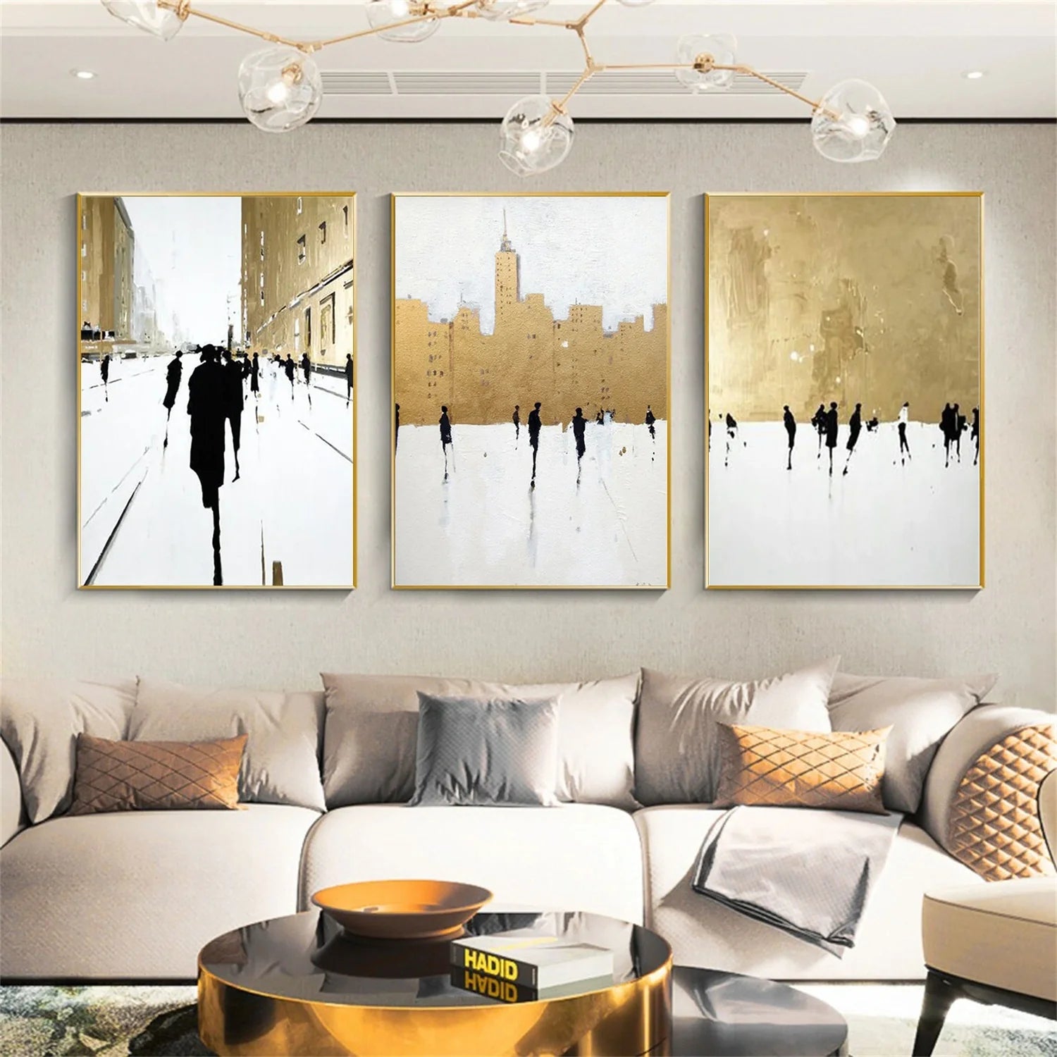 Abstract Portrait Wall Art Set of 3 #AP066