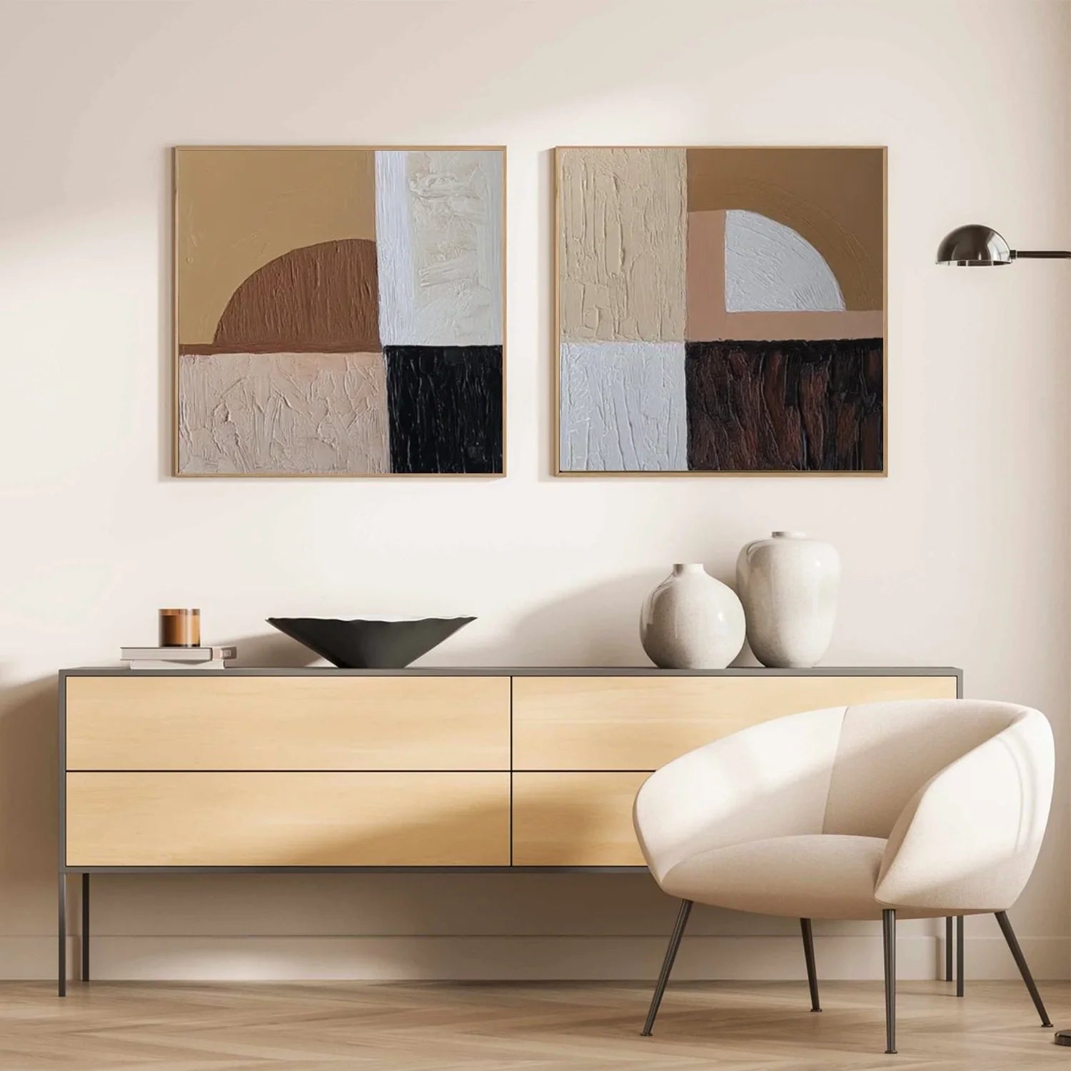 Abstract Canvas Art Set of 2 #WS806