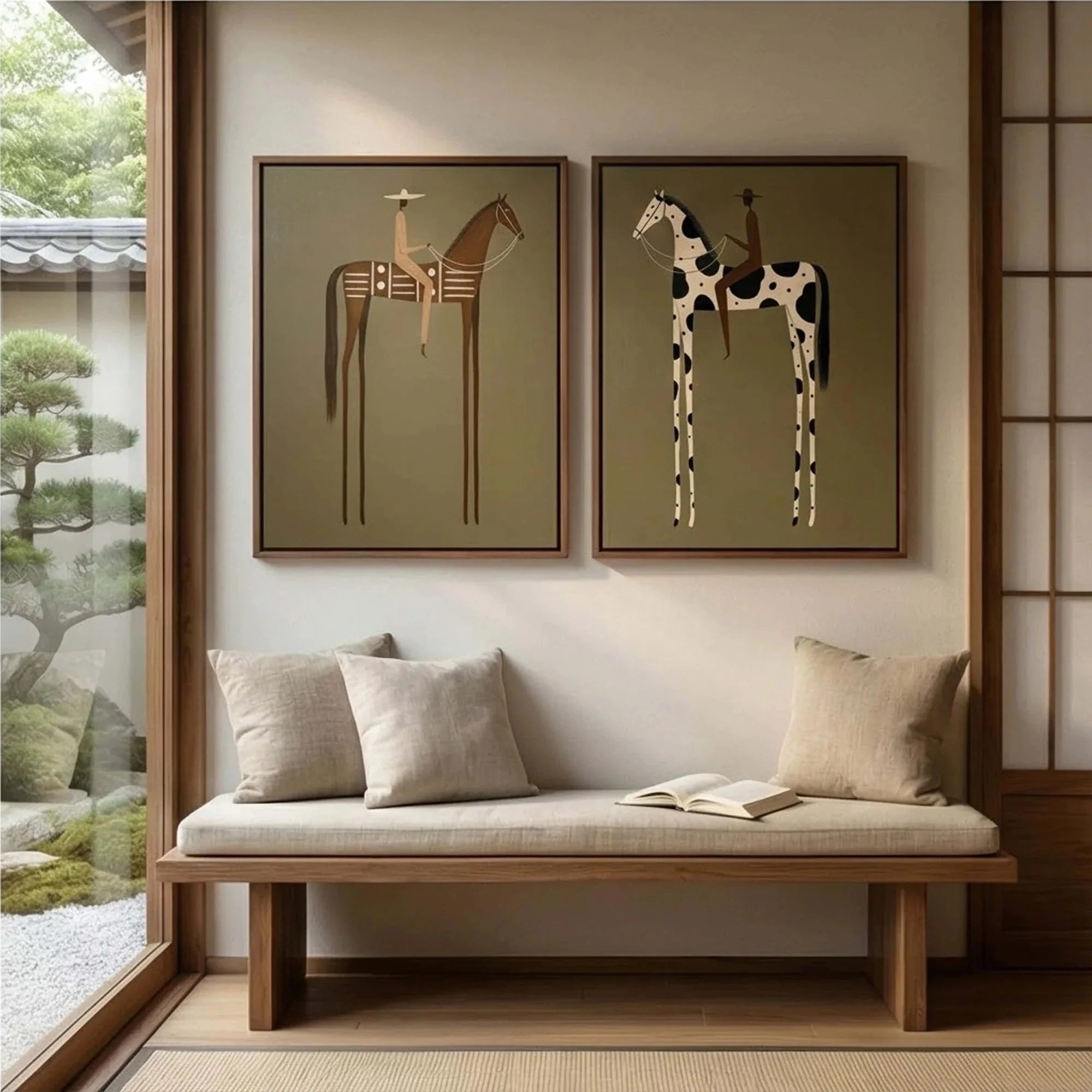 Vintage Americana Art Set of 2 #VA010