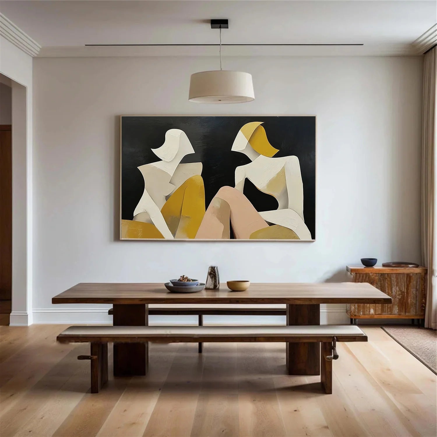 Abstract Portrait Wall Art #AP078