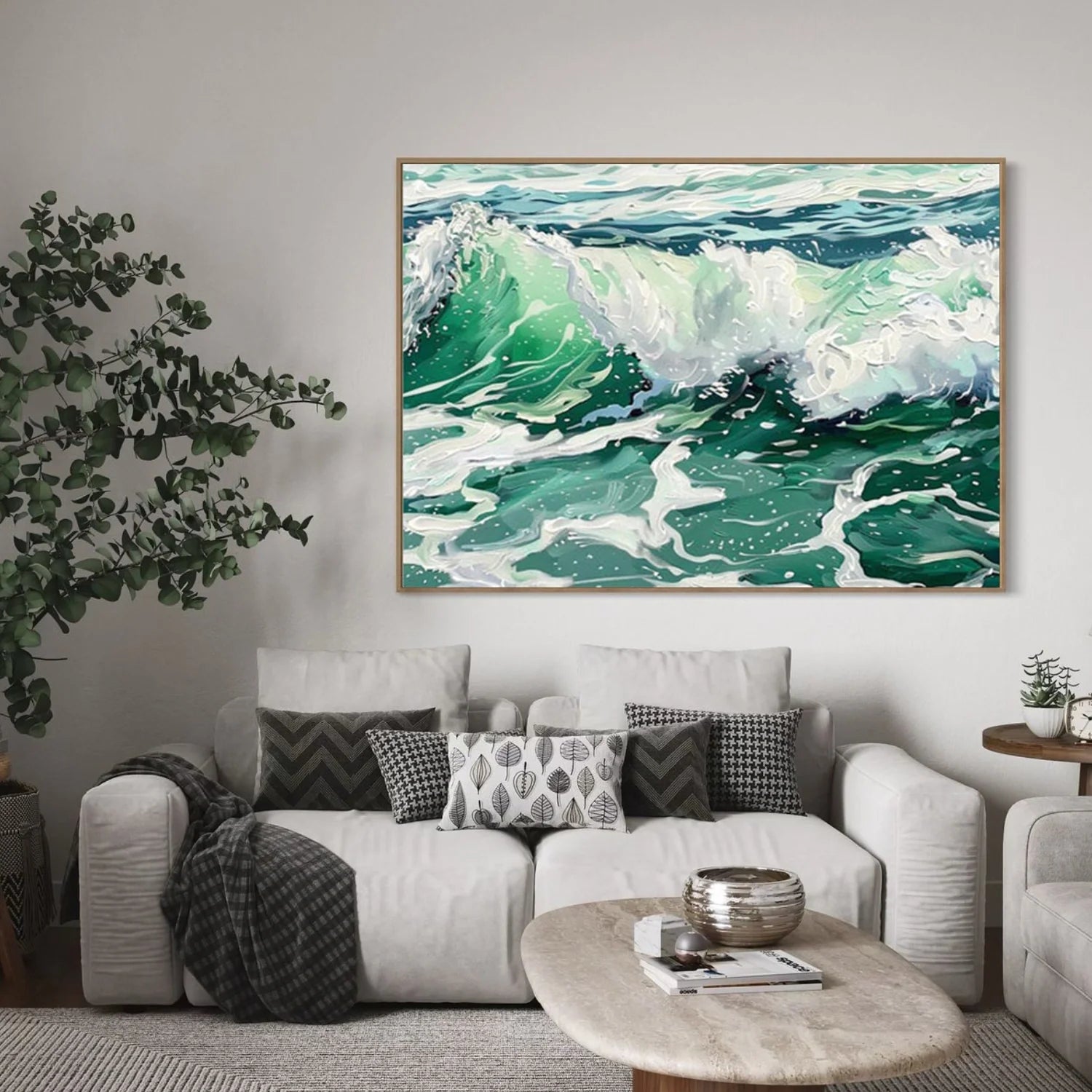 Sea & Sky Abstract Wall Art #MS210