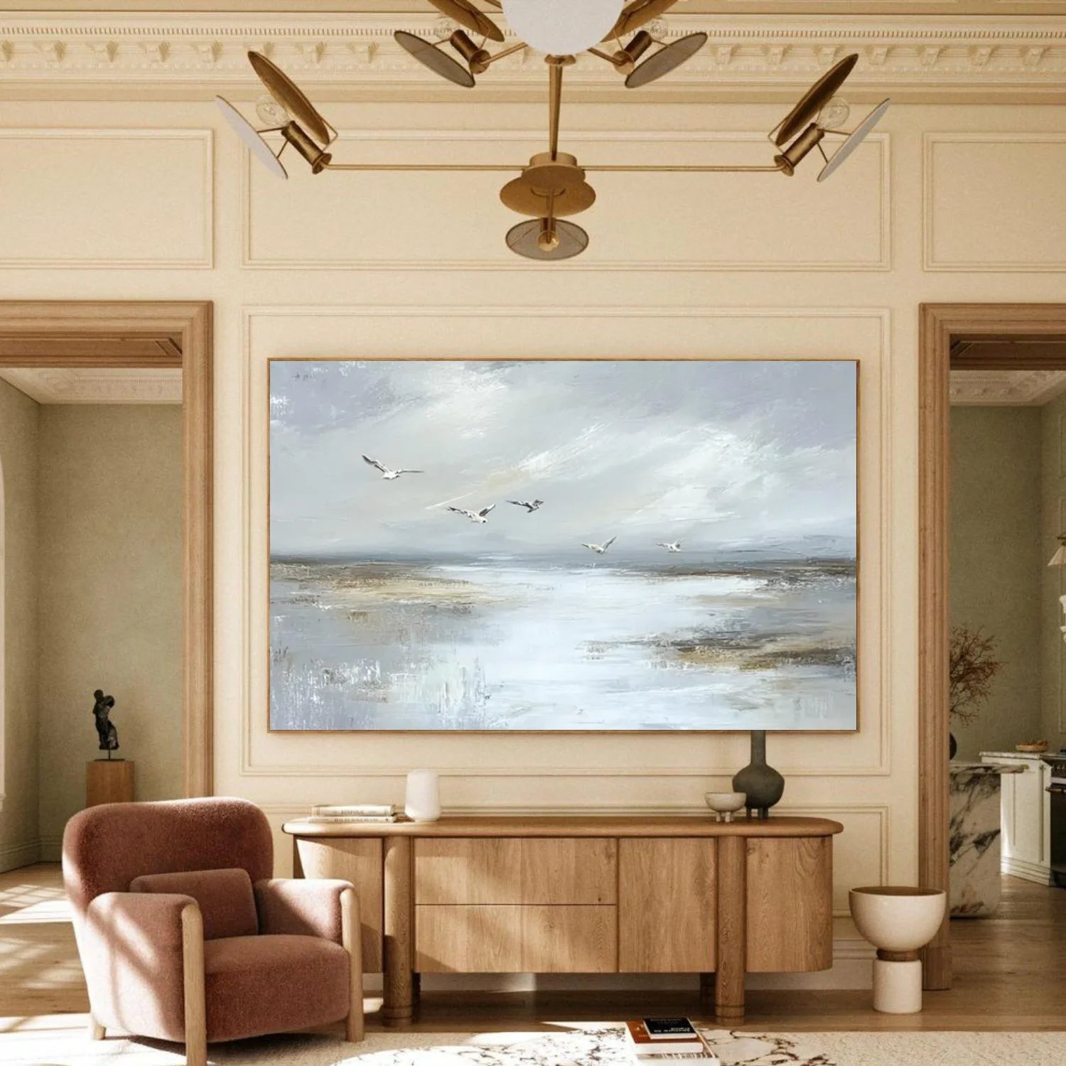 Sea & Sky Abstract Wall Art #MS259