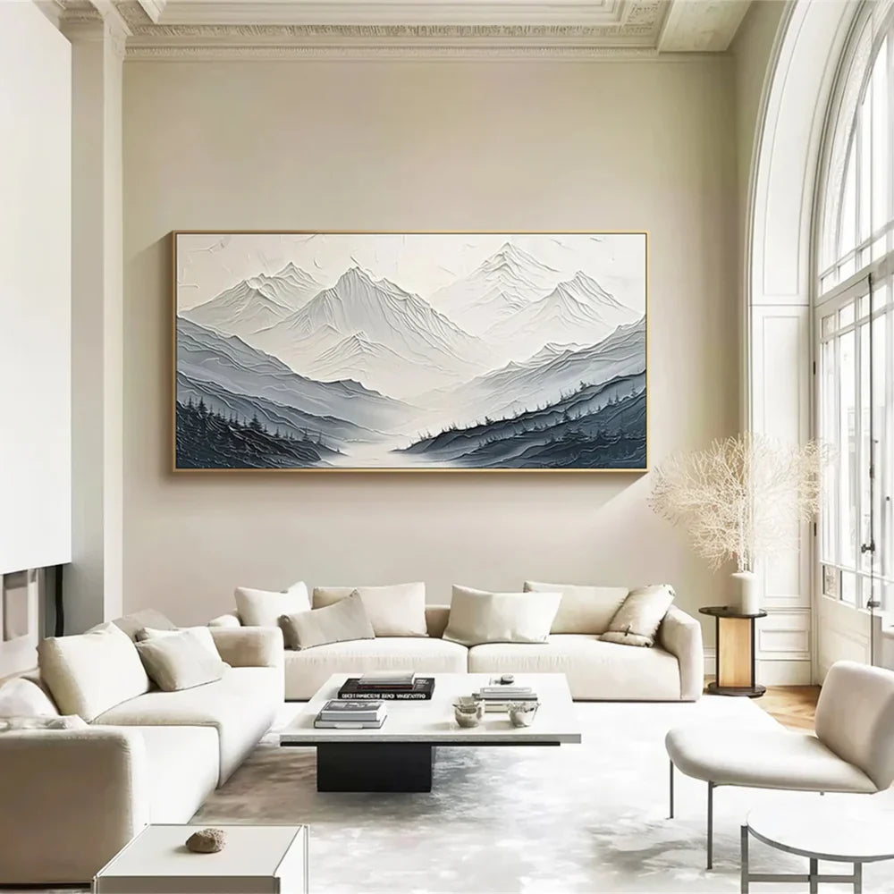 Minimalistic Mountain Textured Art #MM302