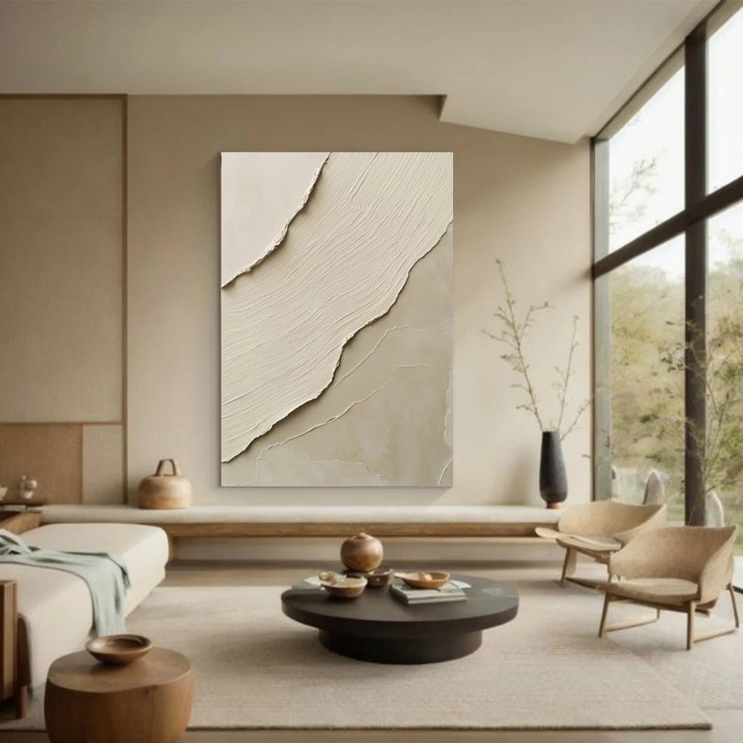 Minimalist Textured Canvas Art #MM353