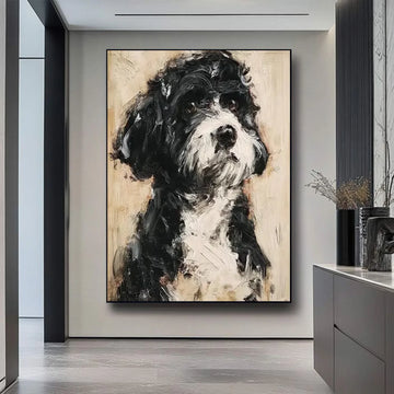 Abstract Animal Dog Wall Art #AL188