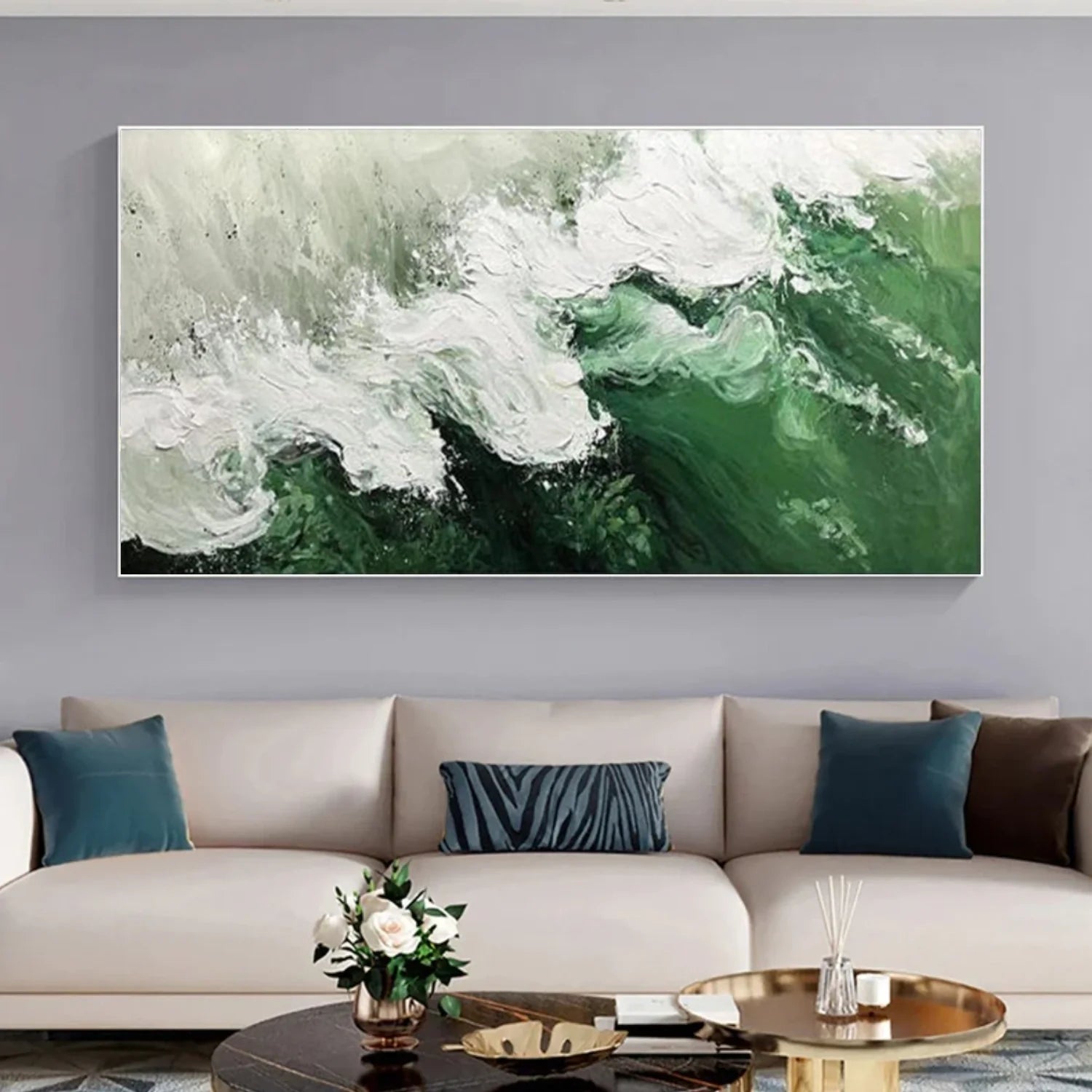 Sea & Sky Abstract Wall Art #MS211