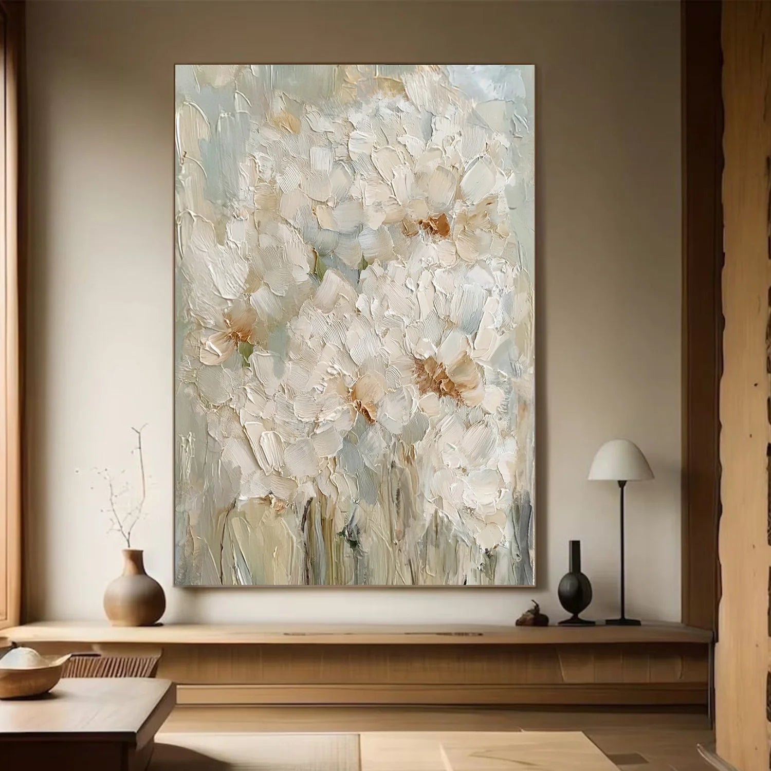 Flower & Tree Abstract Textured Wall Art #ML239