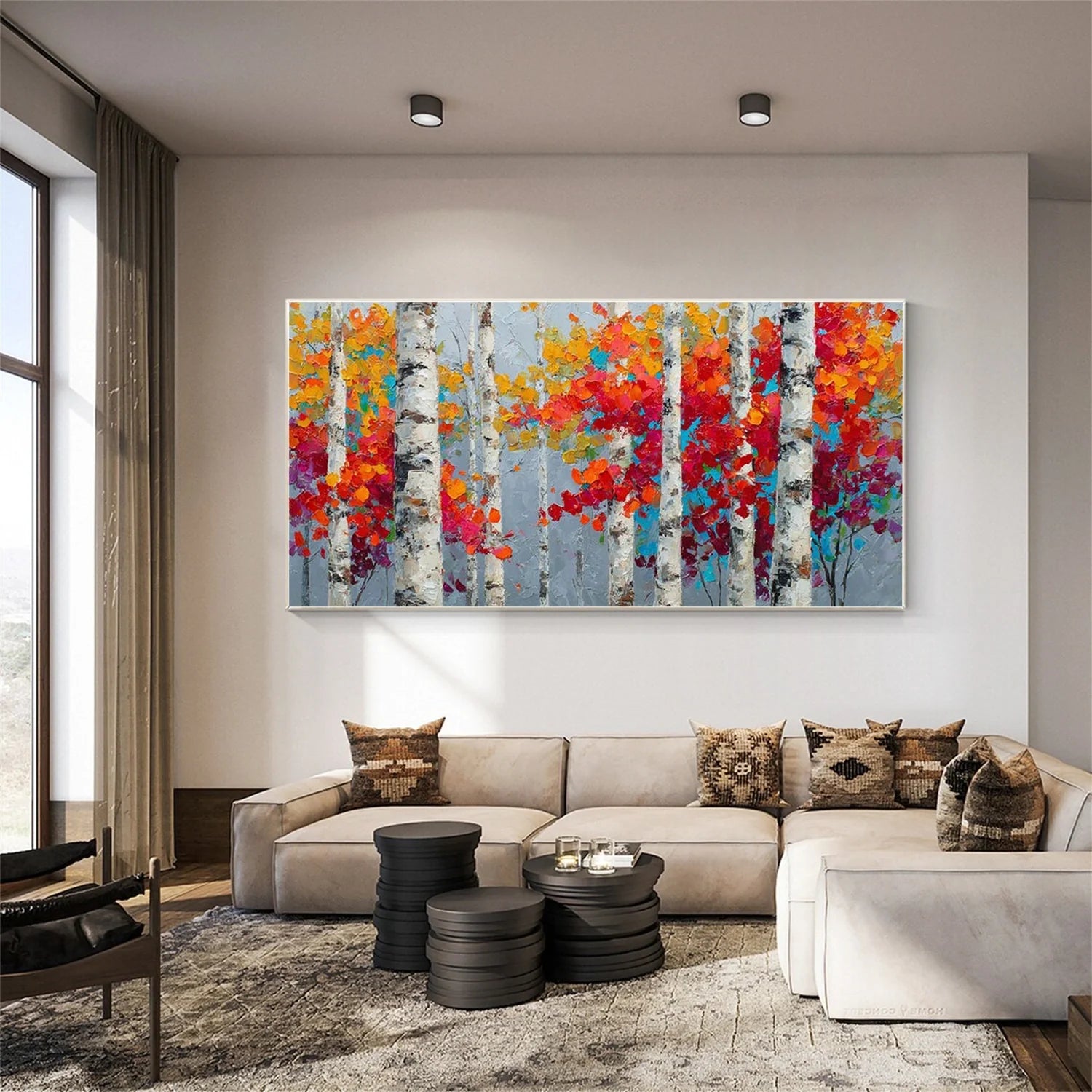 Flower & Tree Abstract Wall Art #ML250