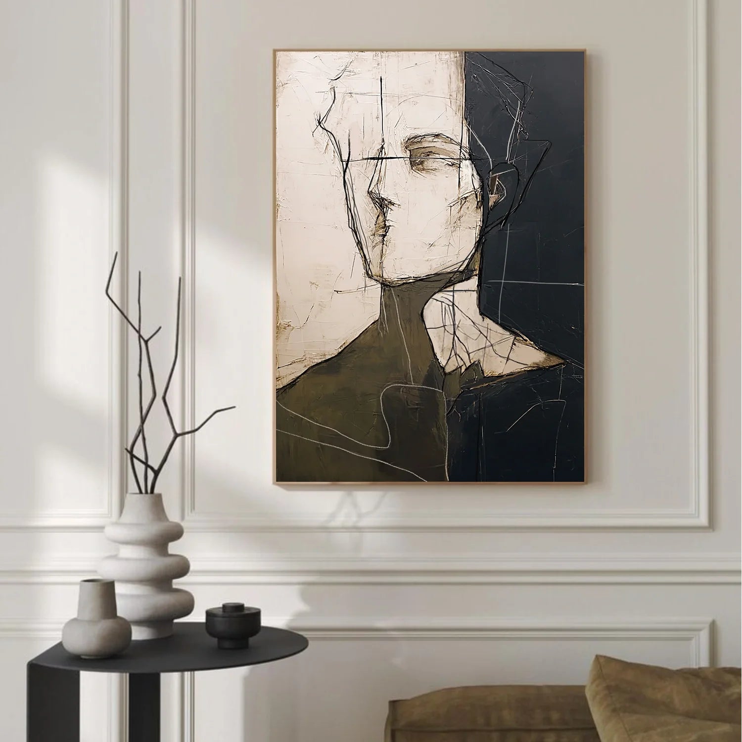 Abstract Portrait Wall Art #AP108