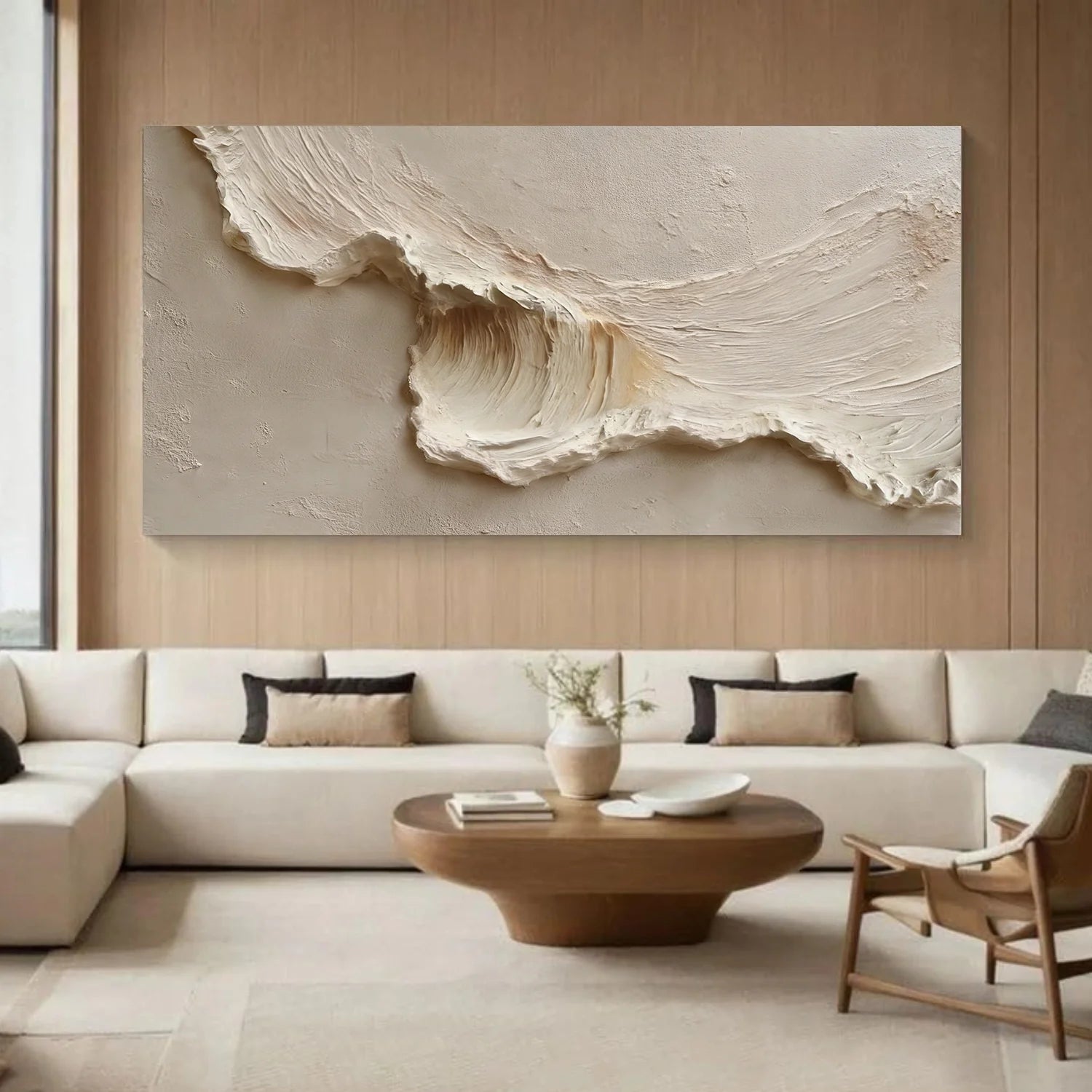 Sea & Sky Abstract Textured Wall Art #MS234