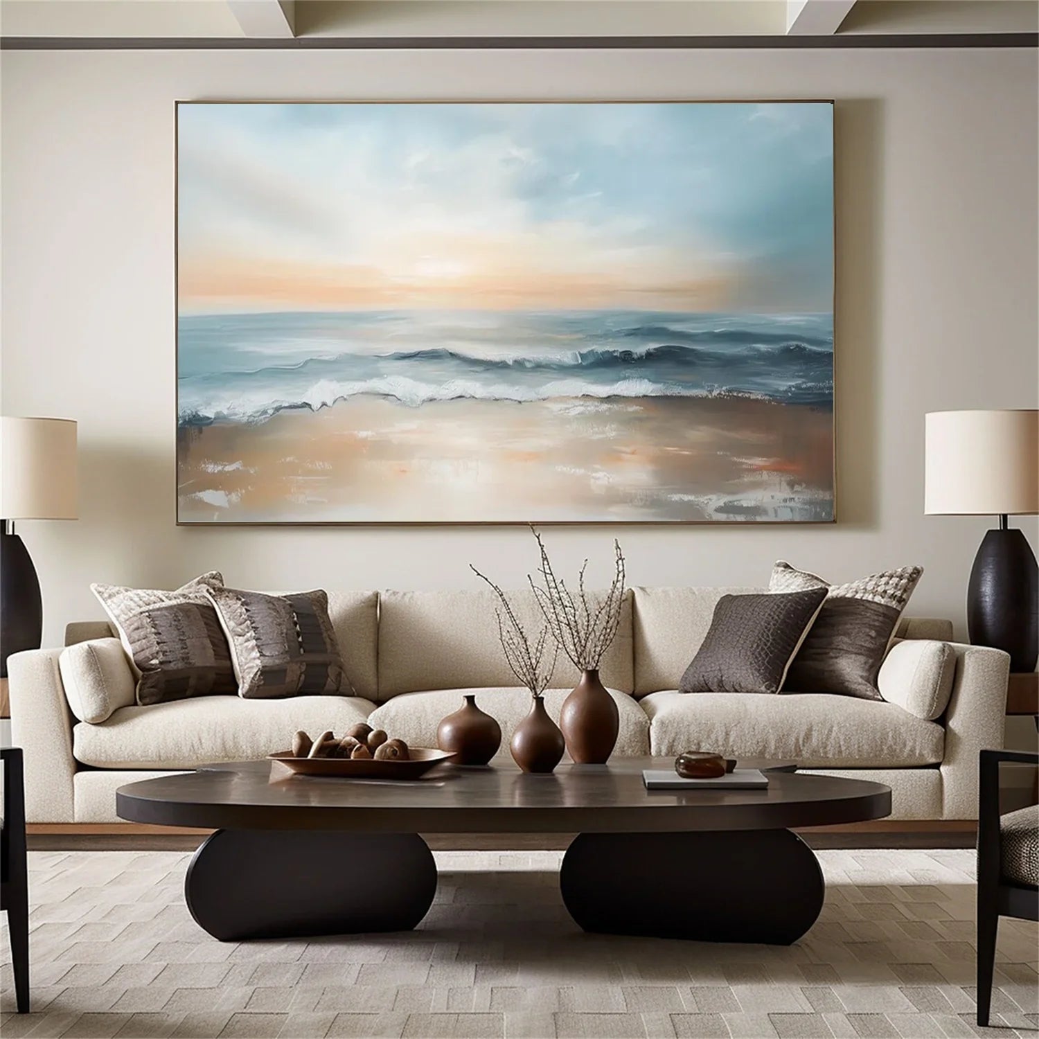 Sea & Sky Abstract Wall Art #MS136