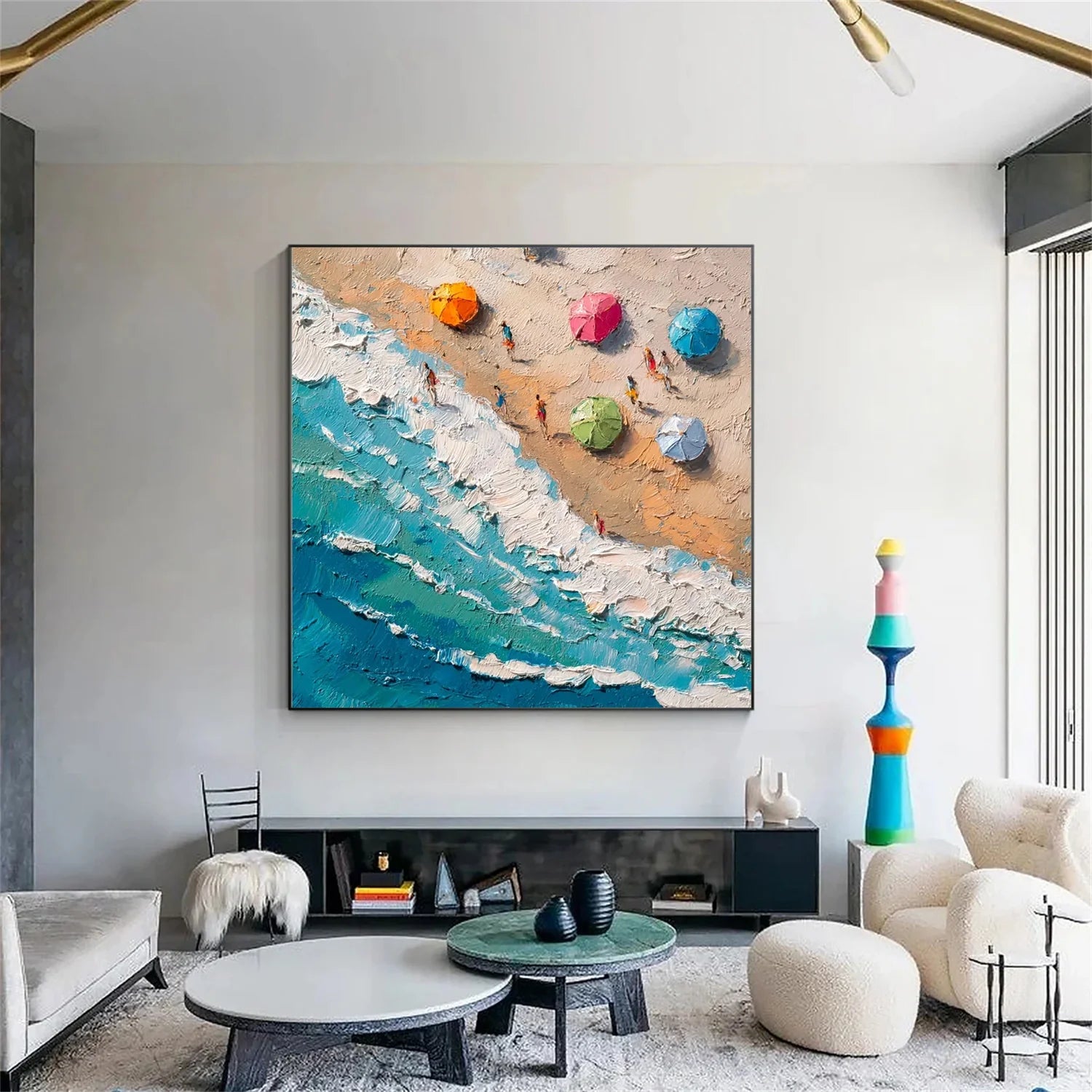 Swimming Sport Textured Wall Art #SA019