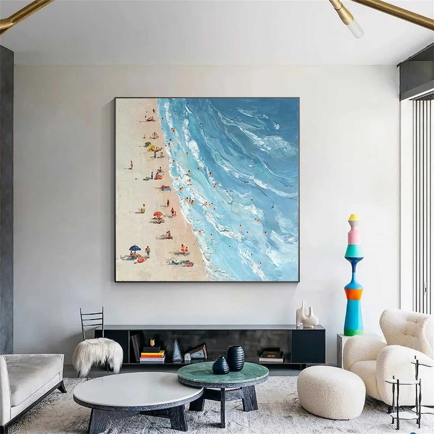 Swimming Sport Textured Wall Art #SA026