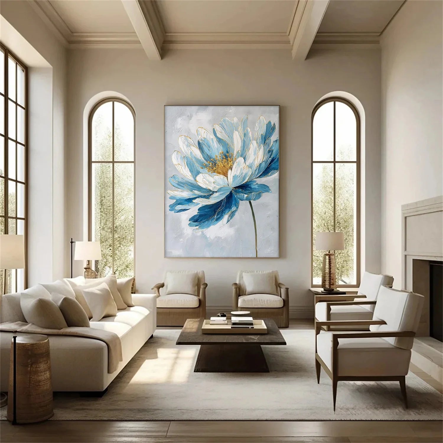 Flower & Tree Abstract Wall Art #ML248