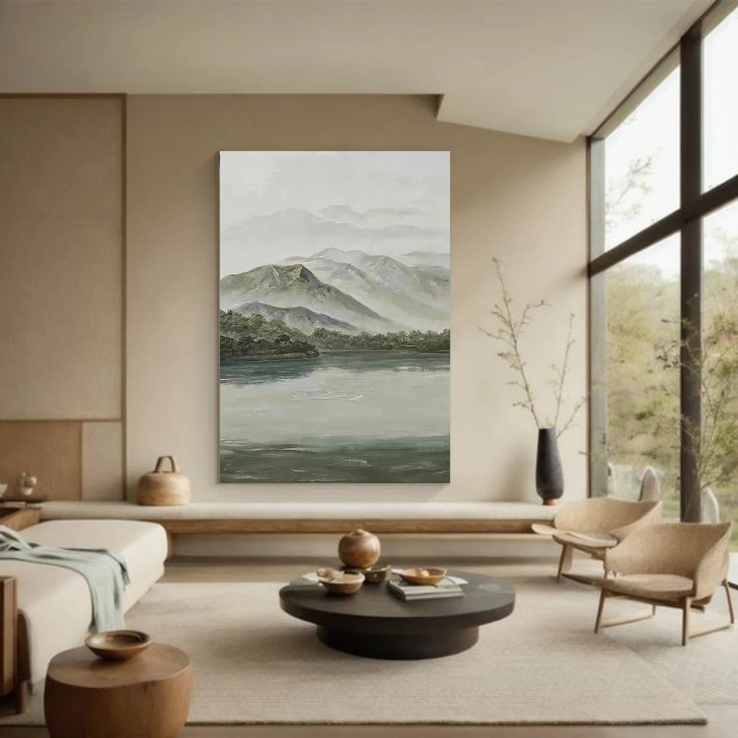 Minimalist Mountain Canvas Art #MM392