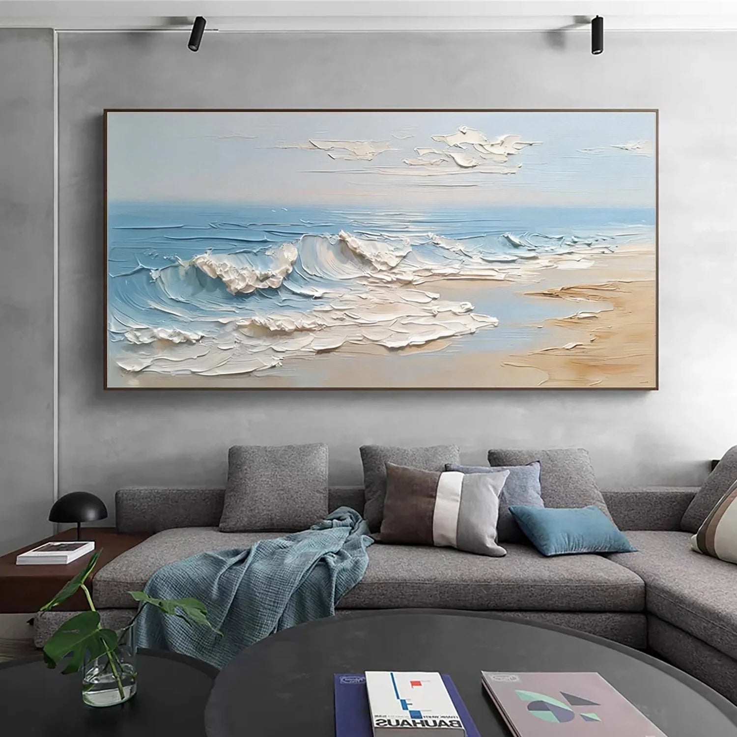 Sea & Sky Abstract Wall Art #MS295