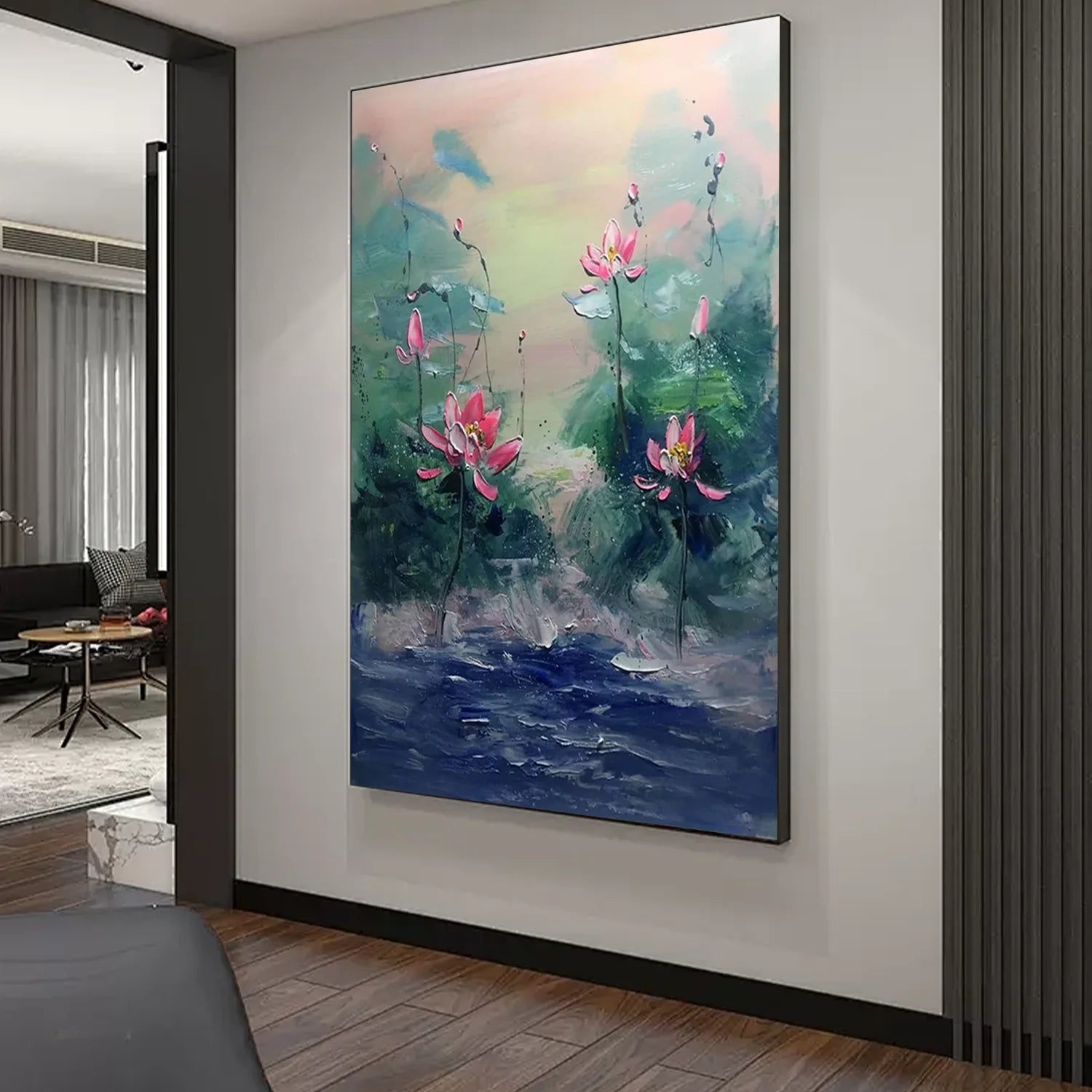 Flower & Tree Abstract Textured Wall Art #ML105