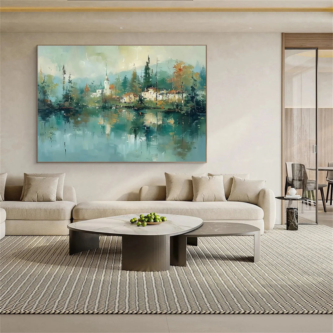 Sea & Sky Abstract Wall Art #MS197