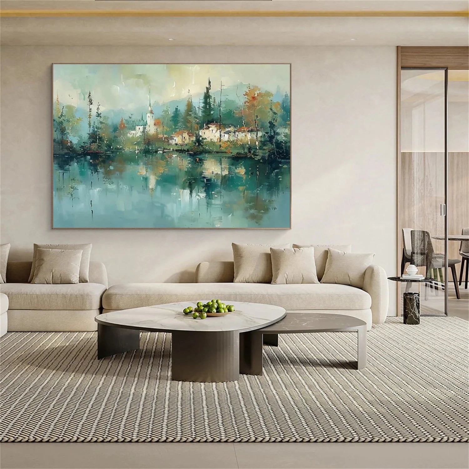 Sea & Sky Abstract Wall Art #MS197